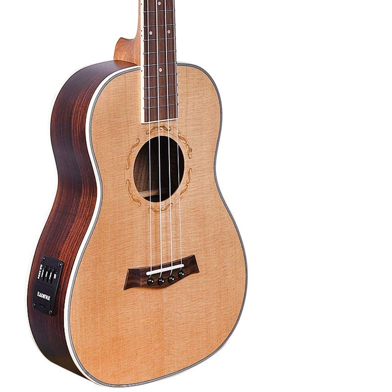 Baritone Ukulele 30" Solid Spruce Wood with EQ - Kadence