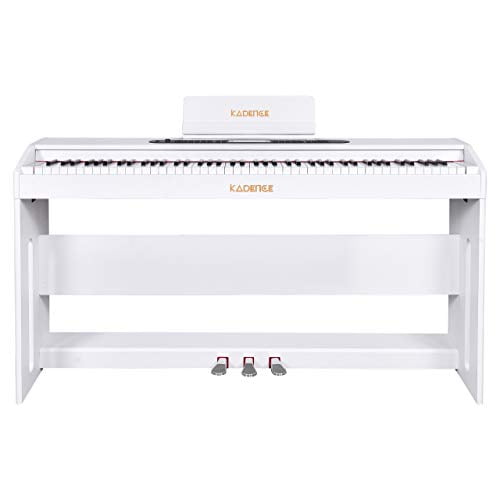 freír pedir dinámica Buy digital Piano white 88-fully weighted keys - Kadence