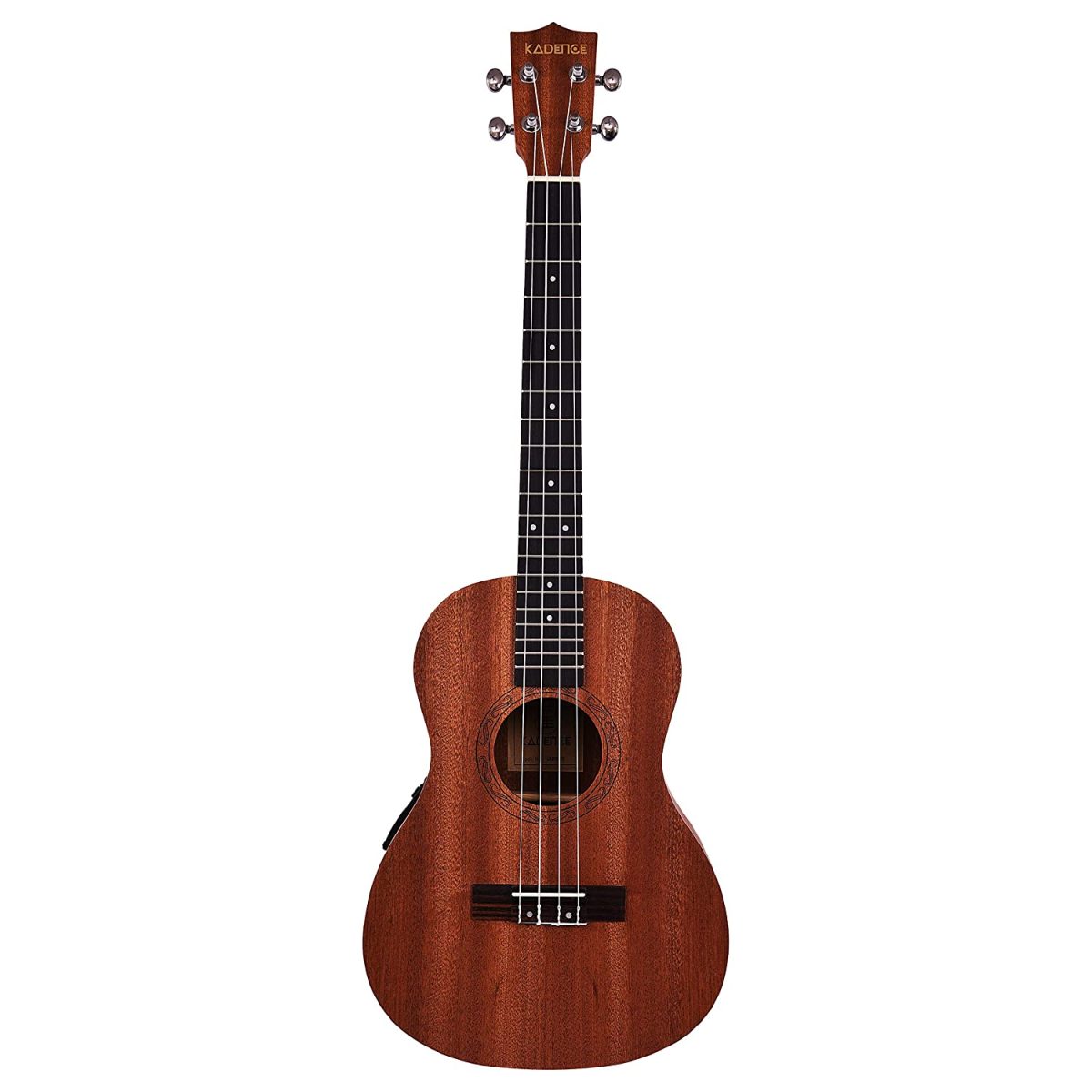 Baritone Ukulele 30" Mahogany Wood with EQ and Bag - Image 3