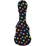 A ukulele case with a Lip design