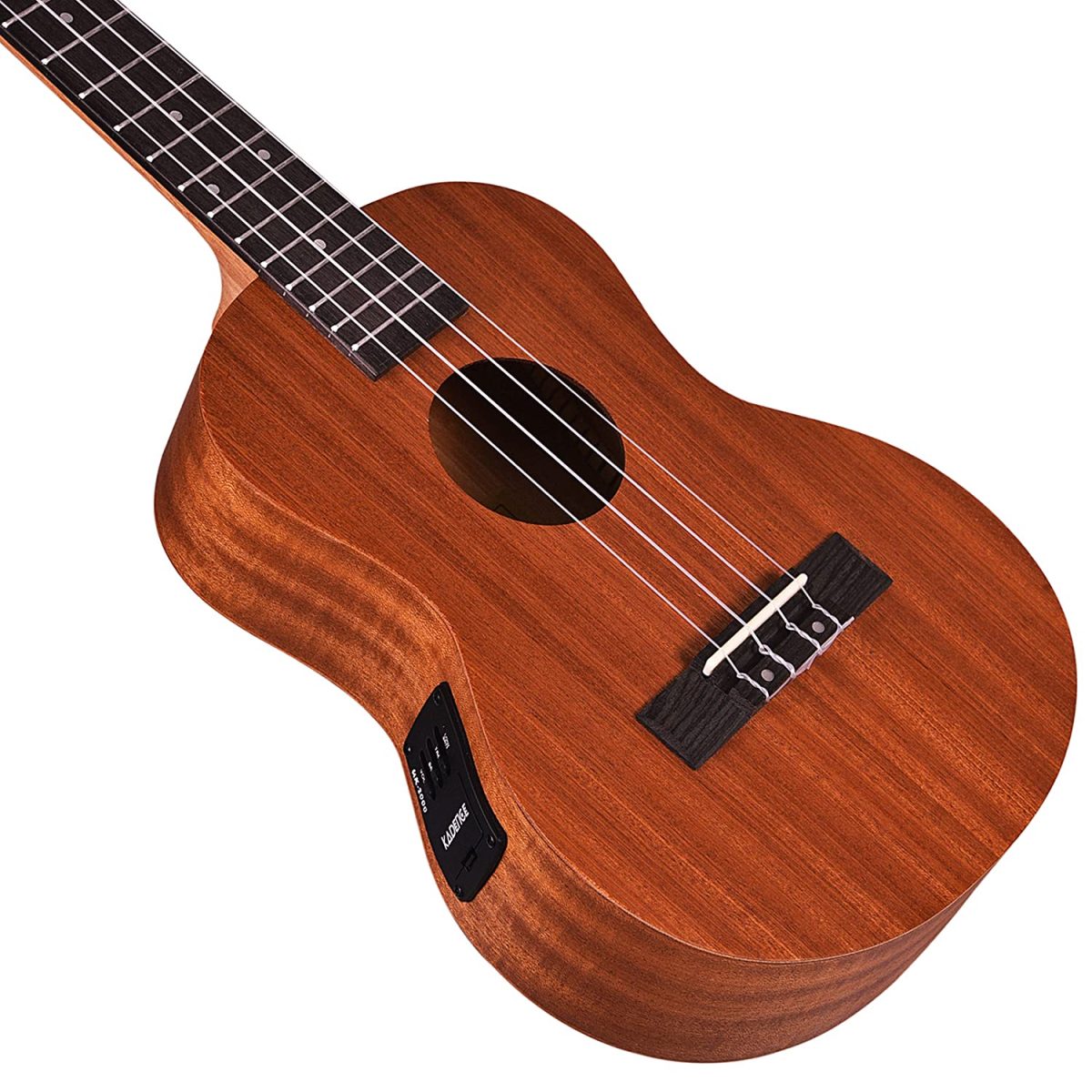 26inch Mahagony Wood Tenor Size Semi Acoustic Ukulele with EQ and Bag + a Free Ukulele Learning Course. - Image 2