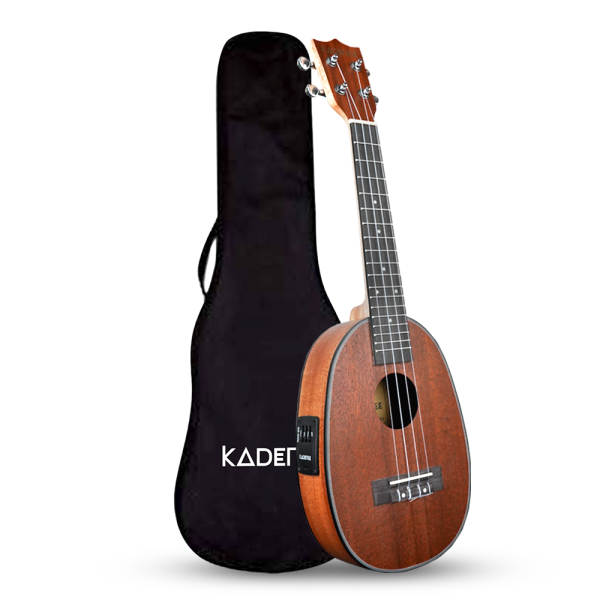 Concert Pineapple 24" Ukulele with Bag + a Free Ukulele Learning Course.
