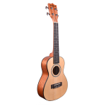 Concert Spruce Top Wooden Ukulele + a Free Ukulele Learning Course. - Image 2