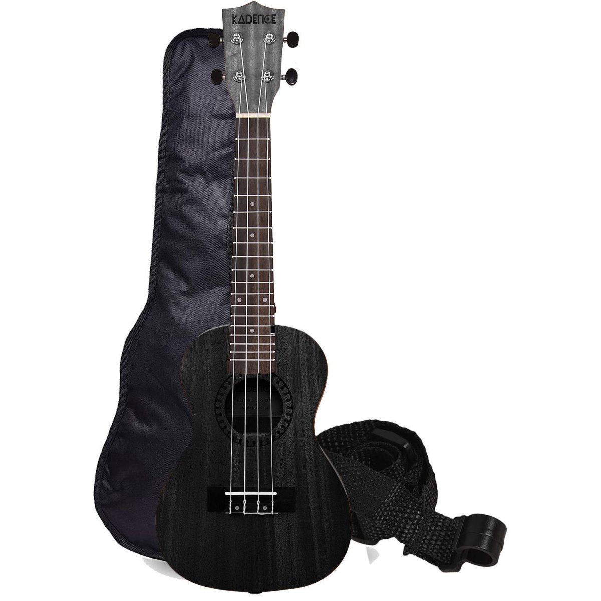 Kadence Ukulele 23" Concert Spring Summer Collection of Ukuleles (Raven