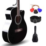 Henrix 40c cutaway 40 inch acoustic guitar unboxing, affordable guitar