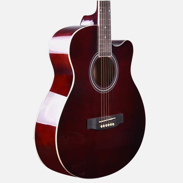 brown guitar