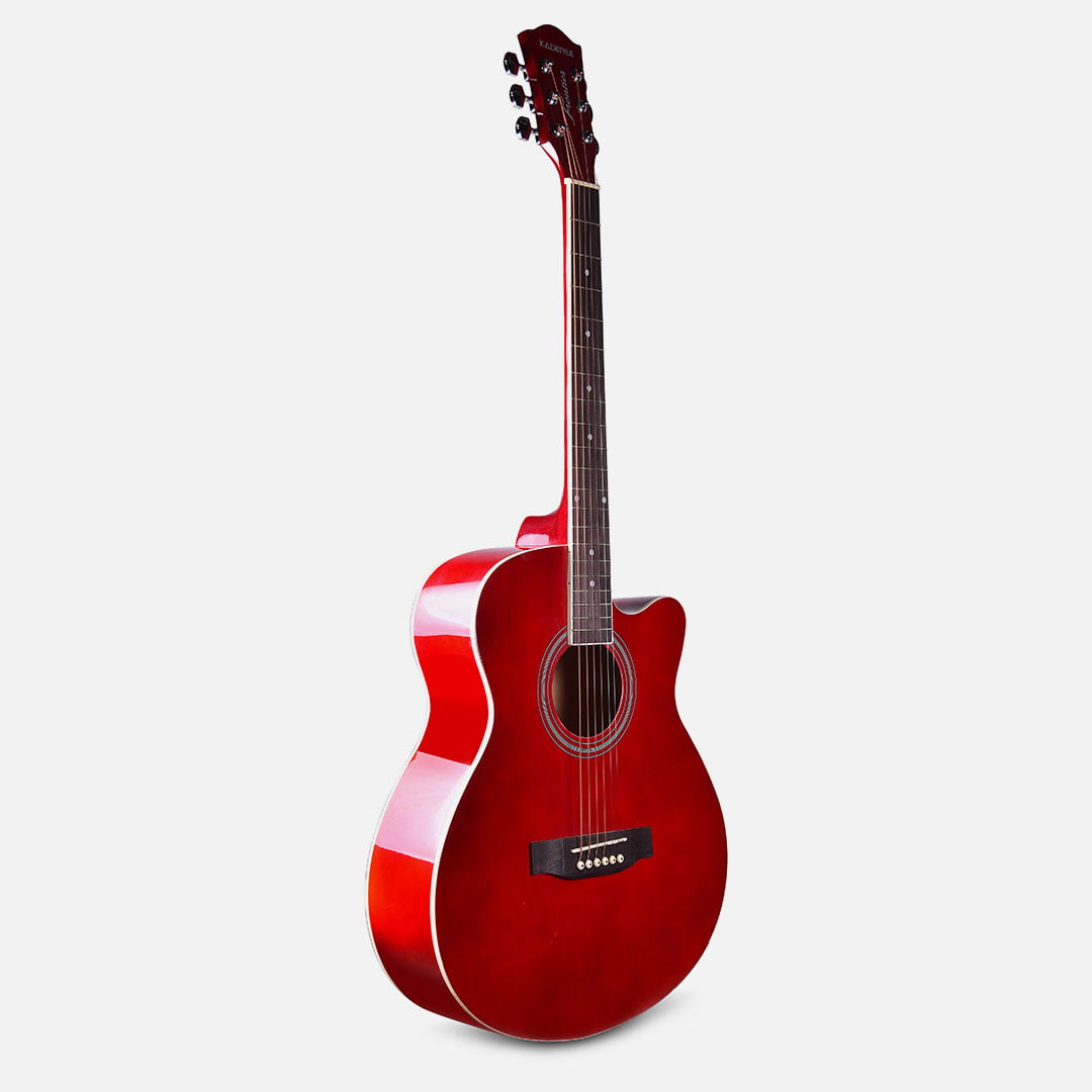 red guitar