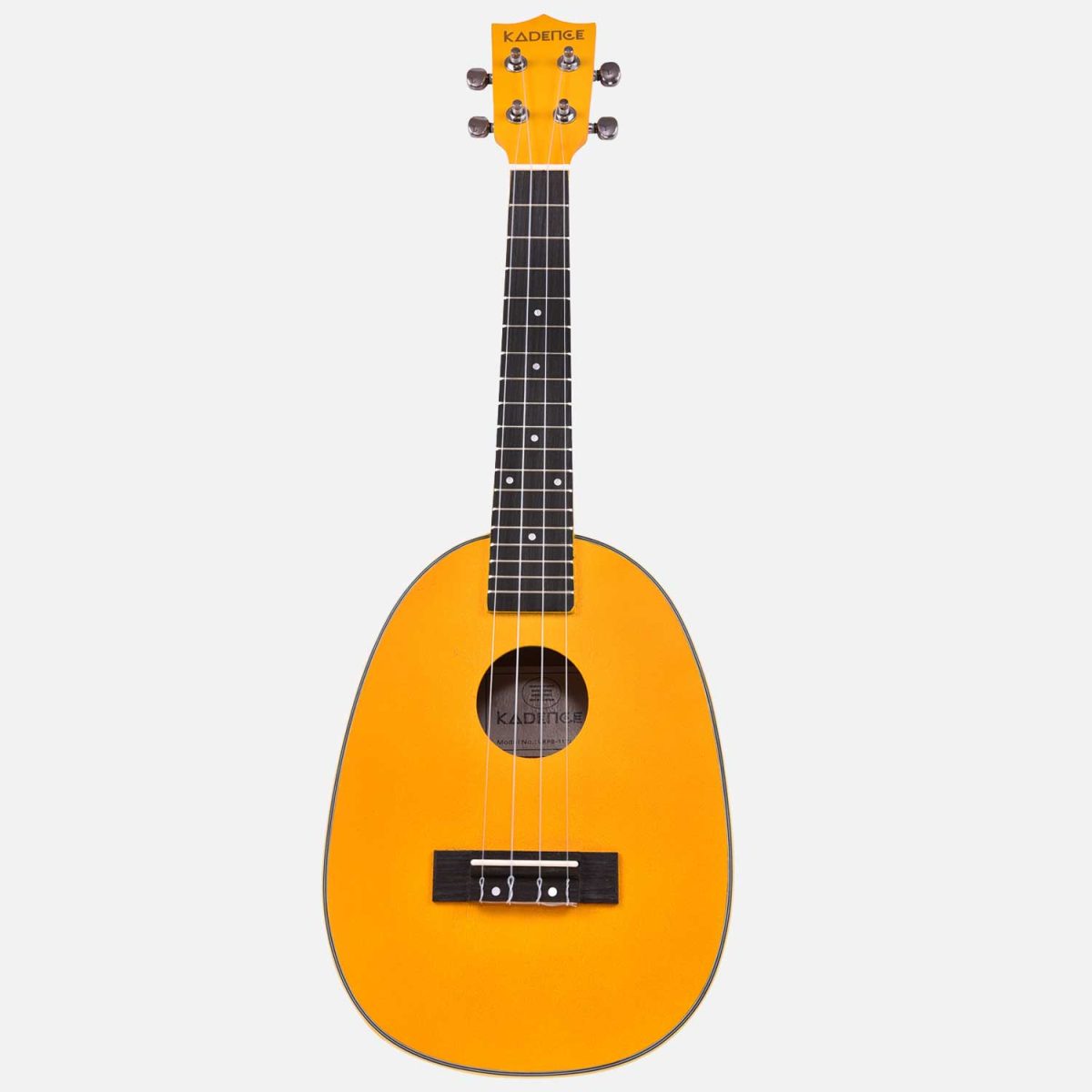 Martini Yellow Pineapple Shape Concert 24" Ukulele Saple Wood with Binding + a Free Ukulele Learning Course. - Image 4