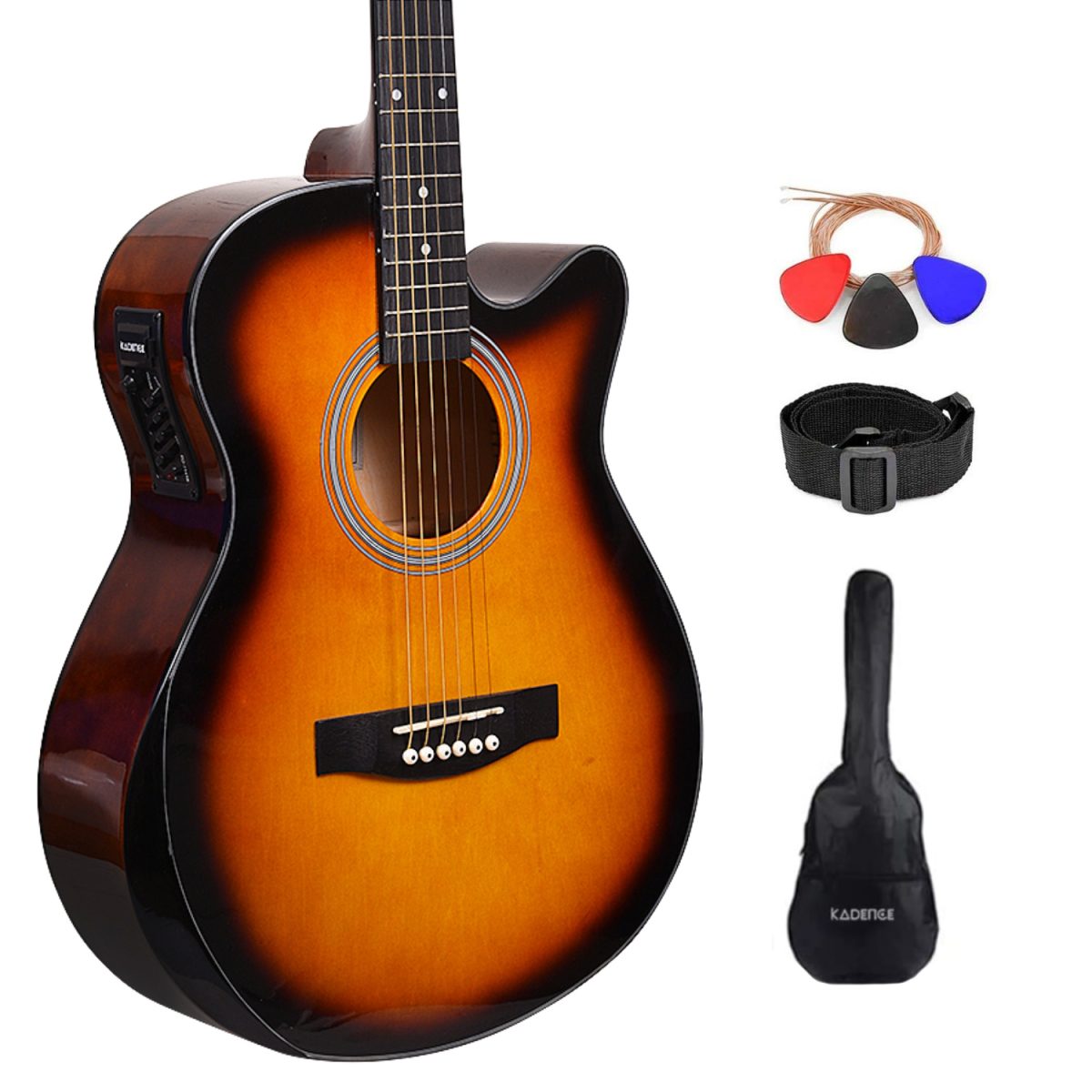 semi-acoustic-sunburst-guitar-q10-series semi-acoustic-sunburst-guitar-q10-series