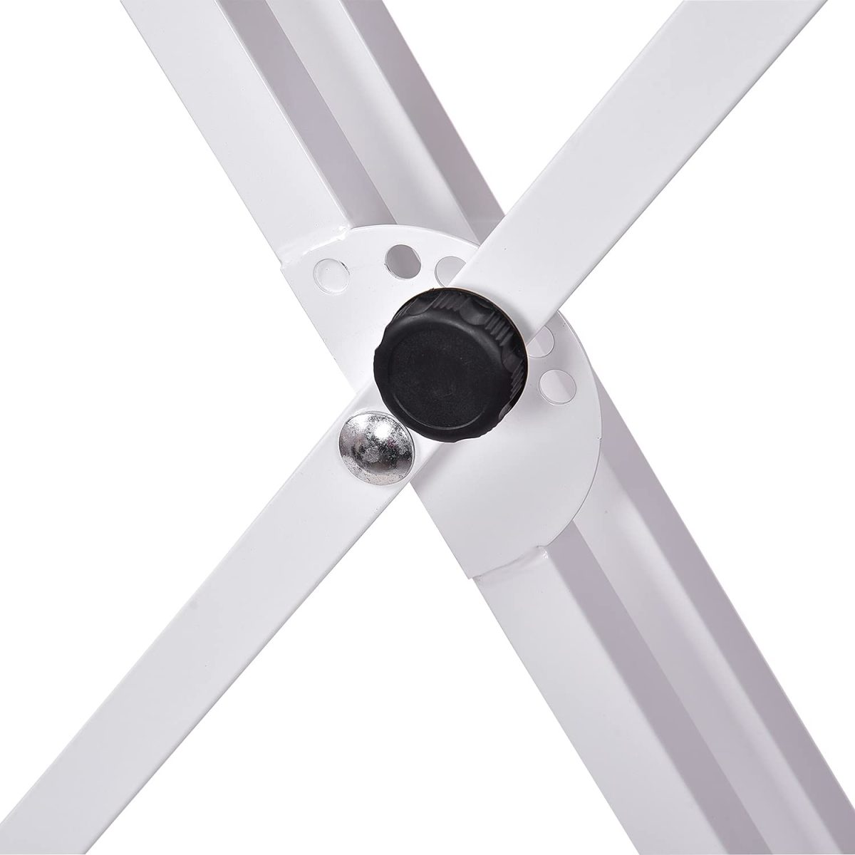 Kadence Heavy-Duty, Double-X, Adjustable Piano Keyboard Stand with Locking Straps, NK13-3kg Dual Braced (White) - Image 3