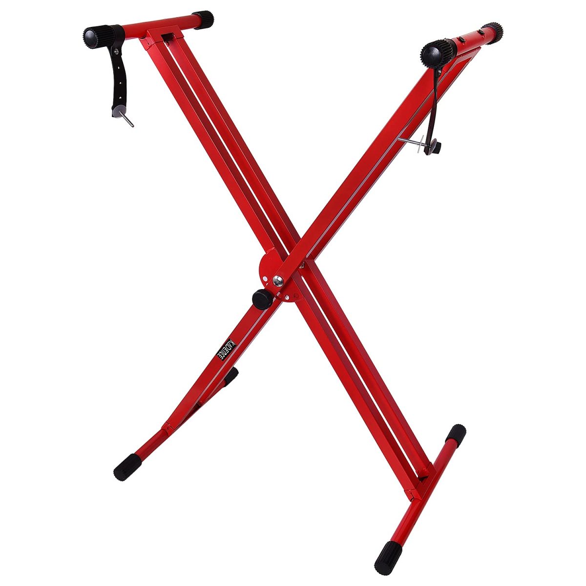 Kadence Heavy-Duty, Double-X, Adjustable Piano Keyboard Stand with Locking Straps, NK13-3kg Dual Braced (Red) - Image 5