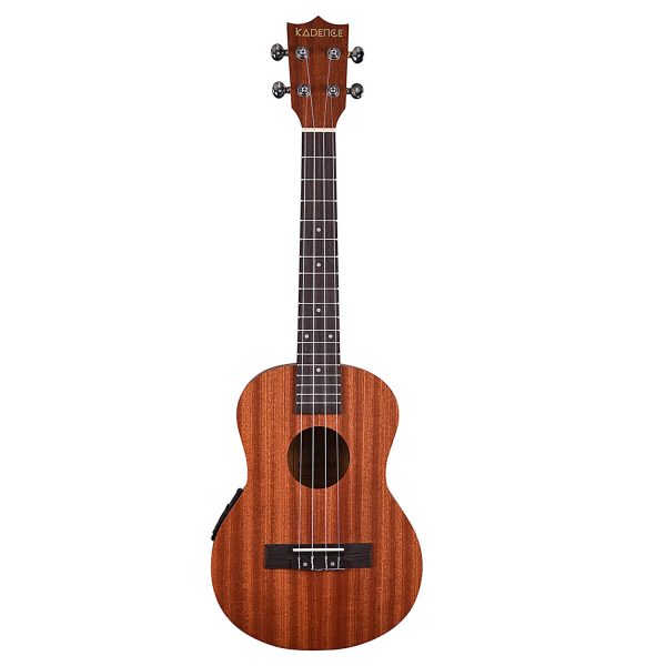 Concert Sized 24" Mahogany Ukulele (Built in Eq) with Bag + a Free Ukulele Learning Course.