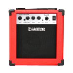 A black and red 15W Ultra thin guitar Amplifier by KADENCE
