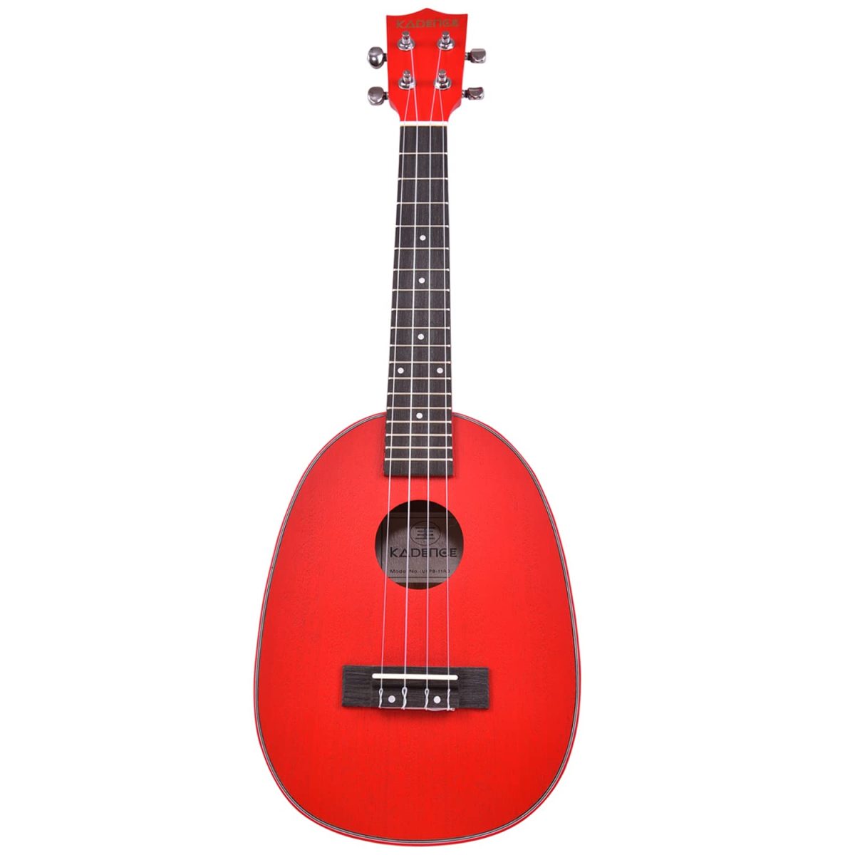 51BKirDGUsL._SL1500_ (1) Bloody Mary Red Pineapple Shape Concert Ukulele 24″ Saple Wood with Binding With Red Rose Valentine's Gift + a Free Ukulele Learning Course. - Image 4