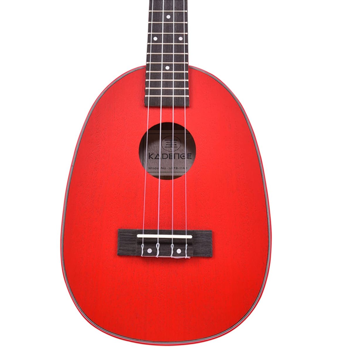 61VcXb8vYWL._SL1500_ Bloody Mary Red Pineapple Shape Concert Ukulele 24″ Saple Wood with Binding With Red Rose Valentine's Gift + a Free Ukulele Learning Course. - Image 2