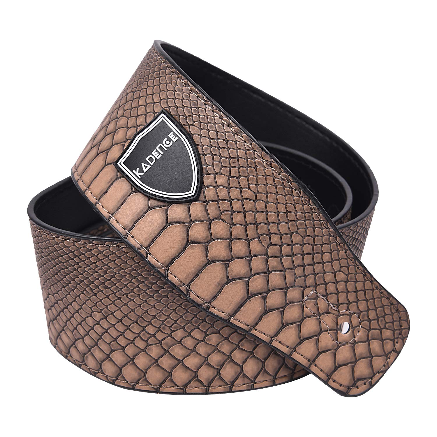 guitar strap brown Guitar Straps By Kadence