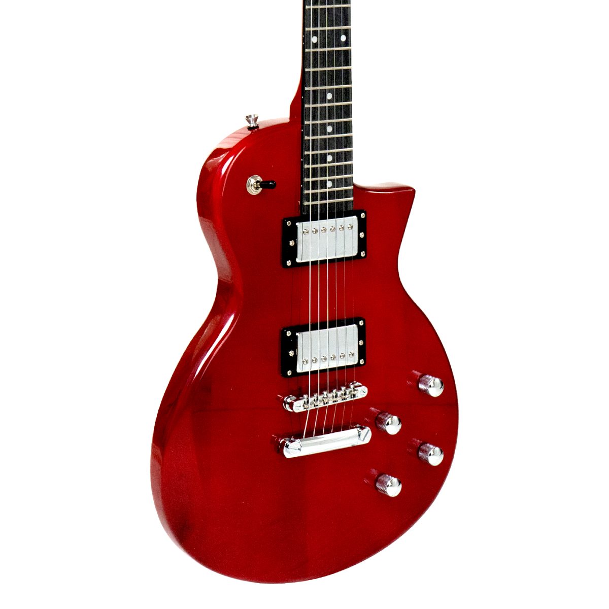 Astroman Series | Red Classical Era Electric Guitar with Bag and Cable (KAD-EG-LP-BR) - Image 4