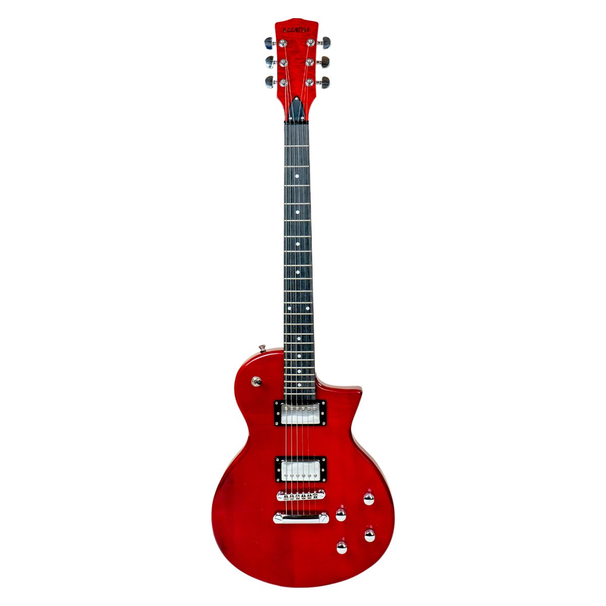 Astroman Series | Red Classical Era Electric Guitar with Bag and Cable (KAD-EG-LP-BR) - Image 2