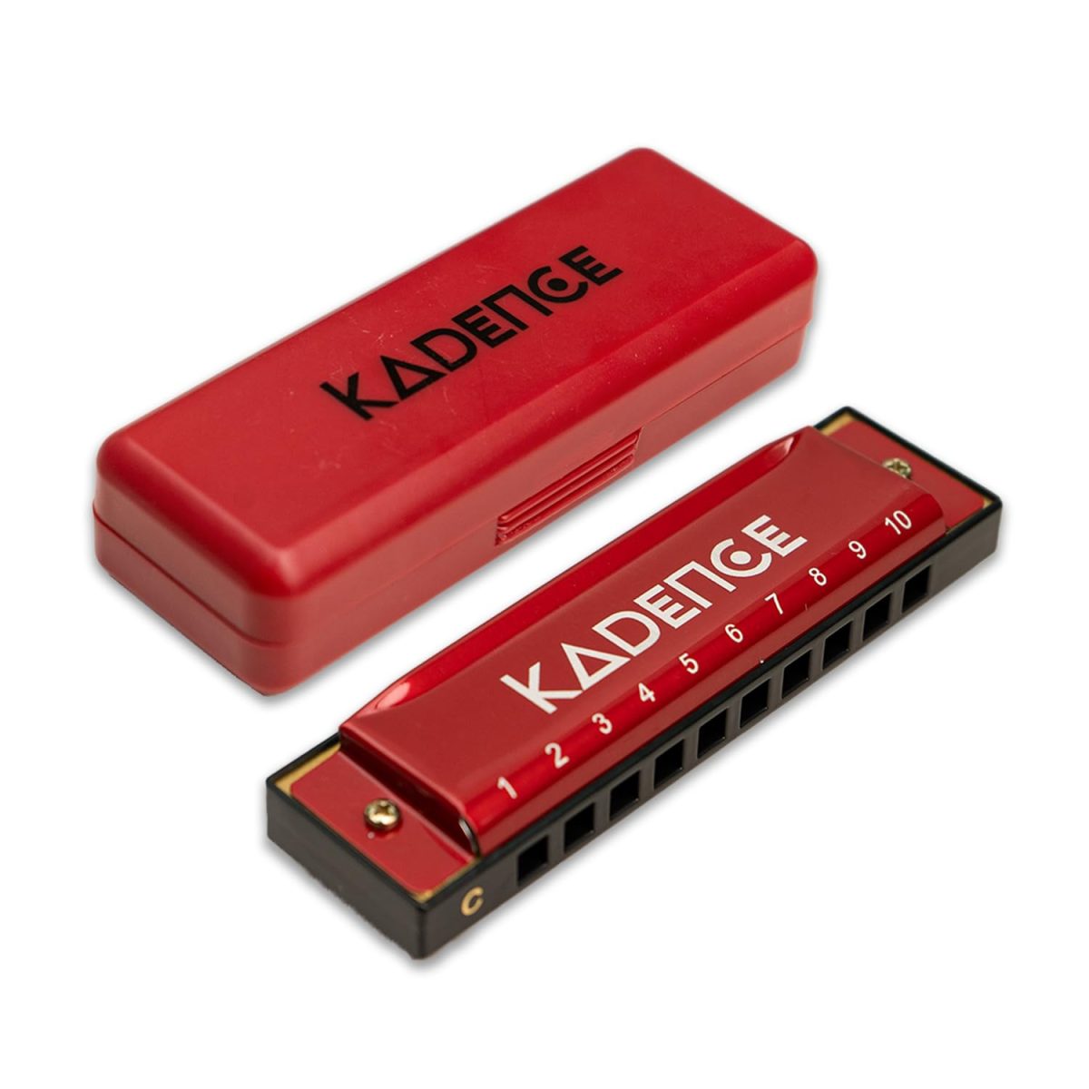 Kadence Daitonic Harmonica T104, With Learning course Key of C 10 Holes 20 tones Mouth Organ for Kids Adults and Beginners,with Hard Case (Red) - Image 6