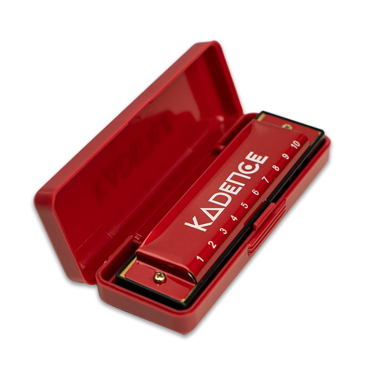 Kadence Daitonic Harmonica T104, With Learning course Key of C 10 Holes 20 tones Mouth Organ for Kids Adults and Beginners,with Hard Case (Red) - Image 2