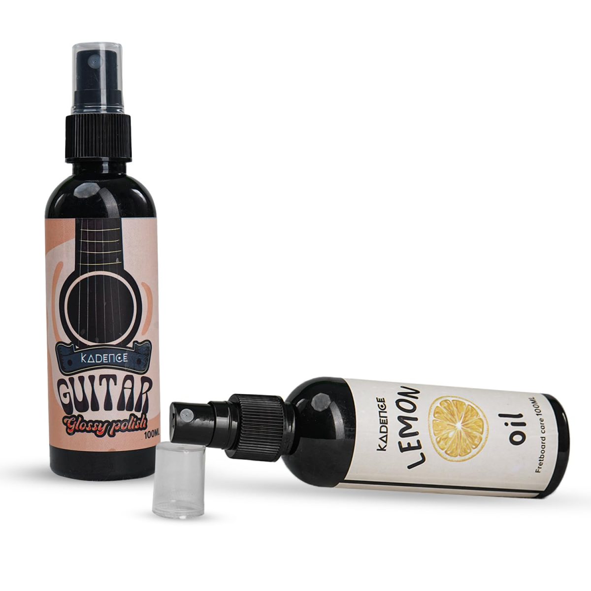 Kadence 100ml Lemon Oil and 100ml Glossy Guitar Polish for Guitar Fretboard 1 Kadence 100ml Lemon Oil and 100ml Matte Guitar Polish - Image 3
