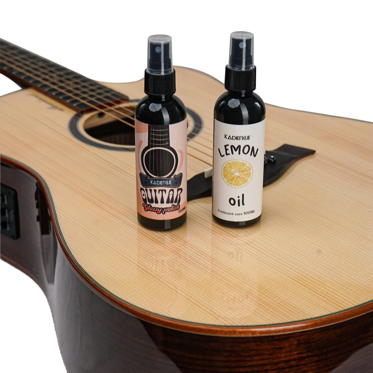 Kadence 100ml Lemon Oil and 100ml Glossy Guitar Polish for Guitar Fretboard5 Kadence 100ml Lemon Oil and 100ml Matte Guitar Polish - Image 4