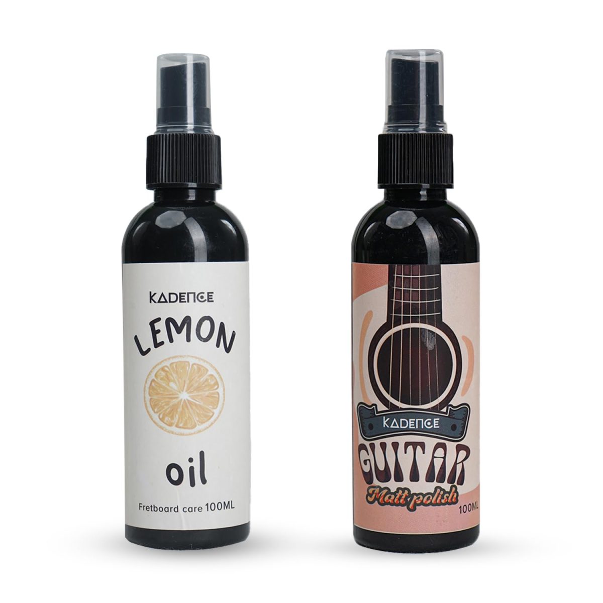 Kadence 100ml Lemon Oil and 100ml Matte Guitar Polish for Guitar Fretboard Kadence 100ml Lemon Oil and 100ml Matte Guitar Polish