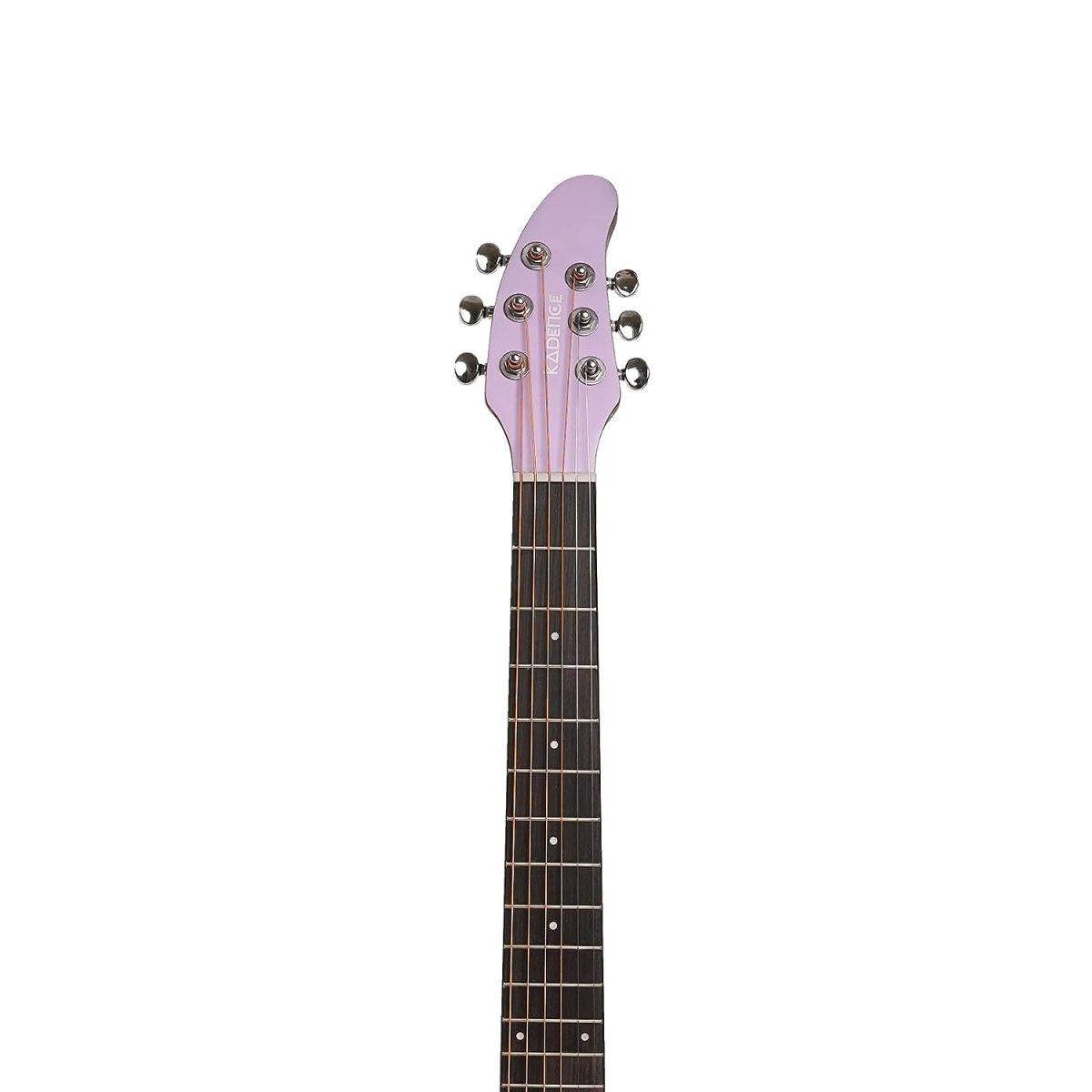 Acoustica Series | Gen-Z Lavender Color Acoustic Guitar with Bag + a Free Guitar Online Learning Course. - Image 7