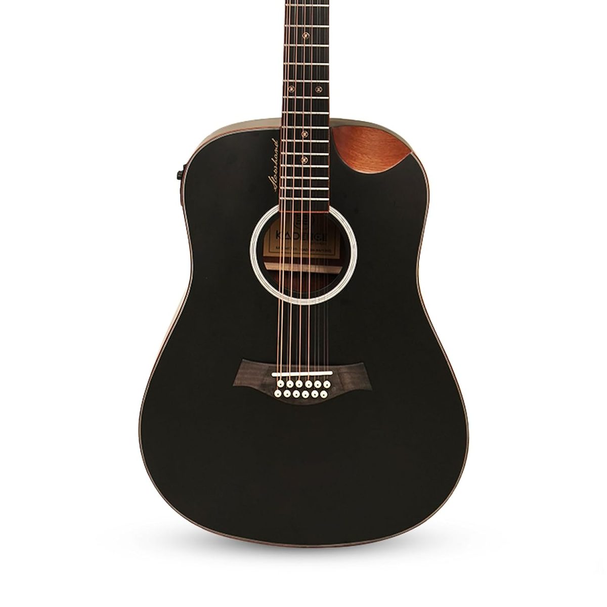 Kadence 12 strings Slowhand Premium Black Spruce wood Semi Acoustic Guitar KSH04-12EQ3 Slowhand Series | 12 strings Premium Black Spruce Wood Semi Acoustic Guitar + a Free Guitar Learning Course. - Image 3