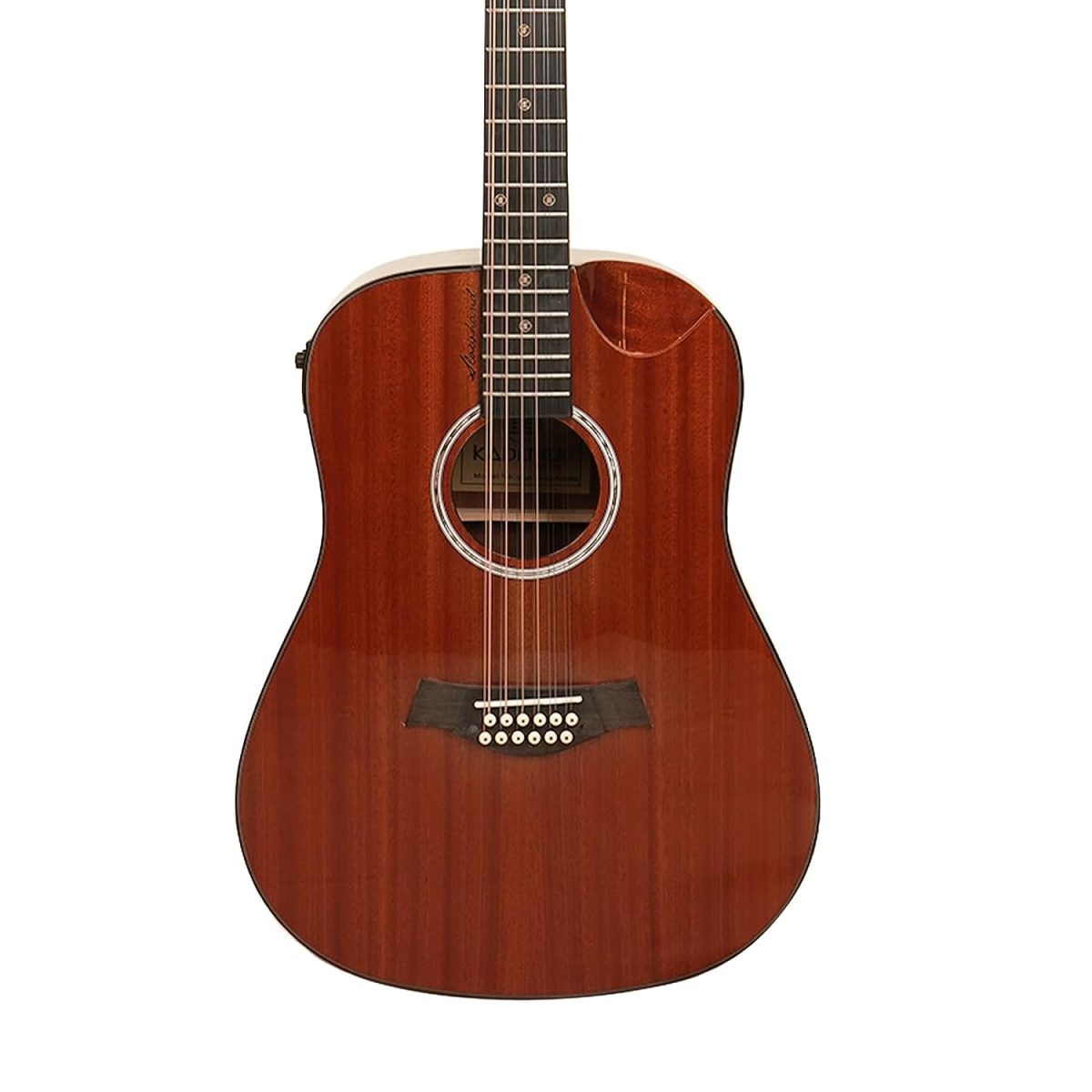 Kadence 12 strings Slowhand Premium Mahogany wood Semi Acoustic Guitar KSH03-12EQ1 Slowhand Series | 12 strings Premium Mahogany Wood Semi Acoustic Guitar + a Free Guitar Learning Course. (KSH03-12EQ) - Image 2