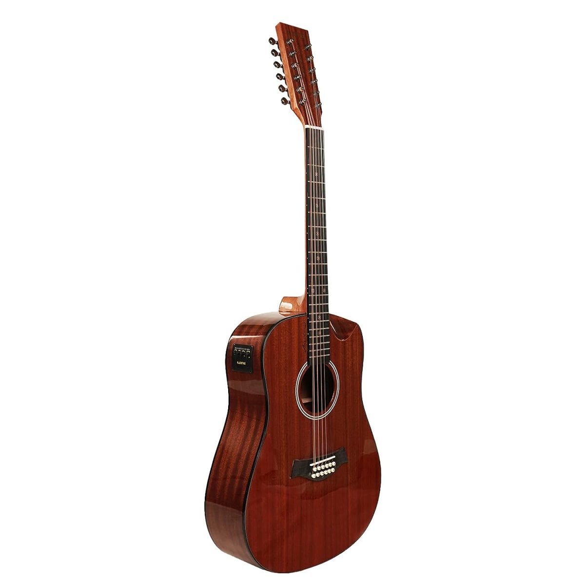 Kadence 12 strings Slowhand Premium Mahogany wood Semi Acoustic Guitar KSH03-12EQ6 Slowhand Series | 12 strings Premium Mahogany Wood Semi Acoustic Guitar + a Free Guitar Learning Course. (KSH03-12EQ) - Image 3
