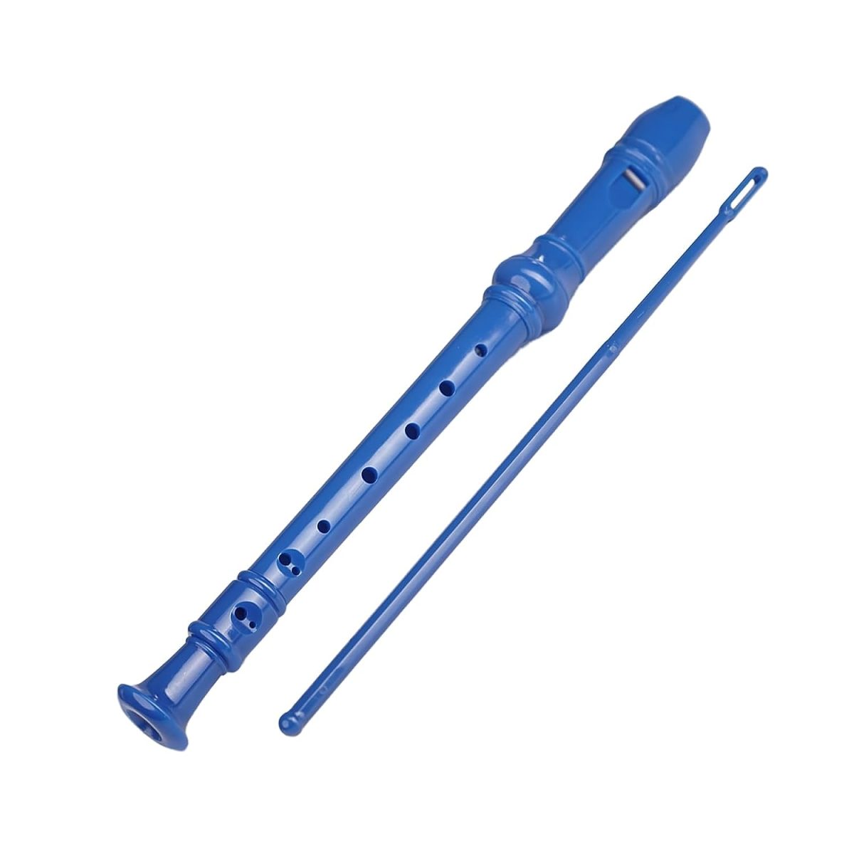 Kadence 8-hole Blue Recorder With Cleaning Rod + Cover (KAD-REC-BLU) - Image 4