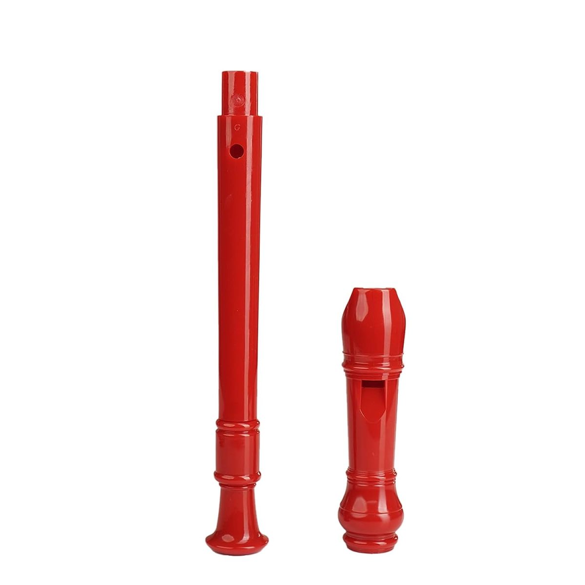 Kadence 8-hole Red Recorder With Cleaning Rod + Cover KAD-REC-RED - Image 4