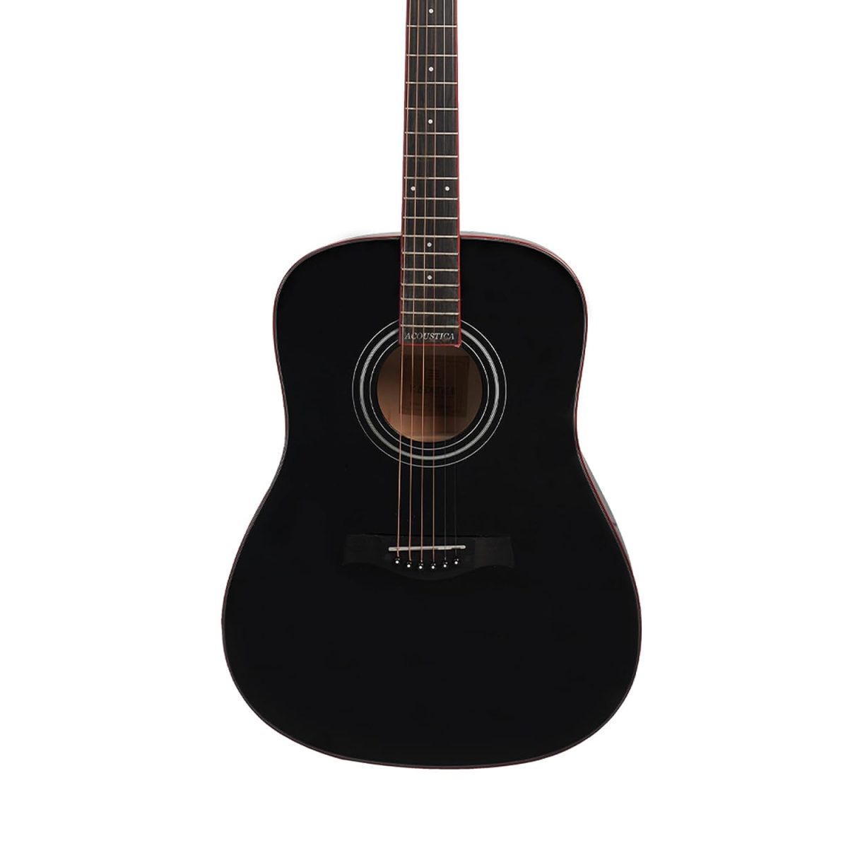 Kadence A281BK 11 Acoustica Series | Premium Rosewood 41" Acoustic Black Guitar + a Free Guitar Online Learning Course. (A281BK) - Image 2