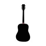 Acoustica Series | Premium Rosewood 41" Acoustic Black Guitar + a Free Guitar Online Learning Course. (A281BK) - Image 3