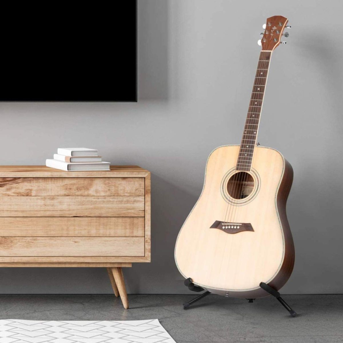 61l6vmXEvoL._SL1280_ Foldable Guitar Stand (KAD-GSTD-D012) NK51 - Image 6