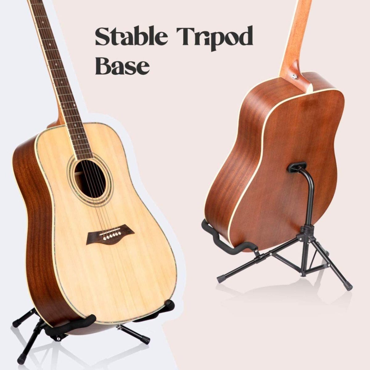 61yr1e3A4BL._SL1280_ Foldable Guitar Stand (KAD-GSTD-D012) NK51 - Image 5