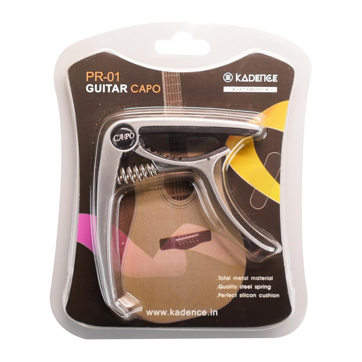 Metal Guitar Capo with Bridge Pin Remover - Image 5