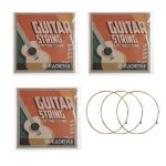 Kadence STRA3RD Jamming Series Acoustic Guitar Strings - Pack of 3 | Alloy Steel, 3rd G String (0.024 Gauge) | For Acoustic & Semi-Acoustic Guitars