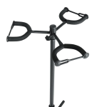 Kadence GSTD 3-in-1 Multi Guitar Stand | Heavy-Duty Metal Frame | Neck Locking System with Foam Protection | Holds 3 Guitars | Tripod Base with Anti-Slip Feet | Ideal for Acoustic, Electric & Bass Guitars - Image 5