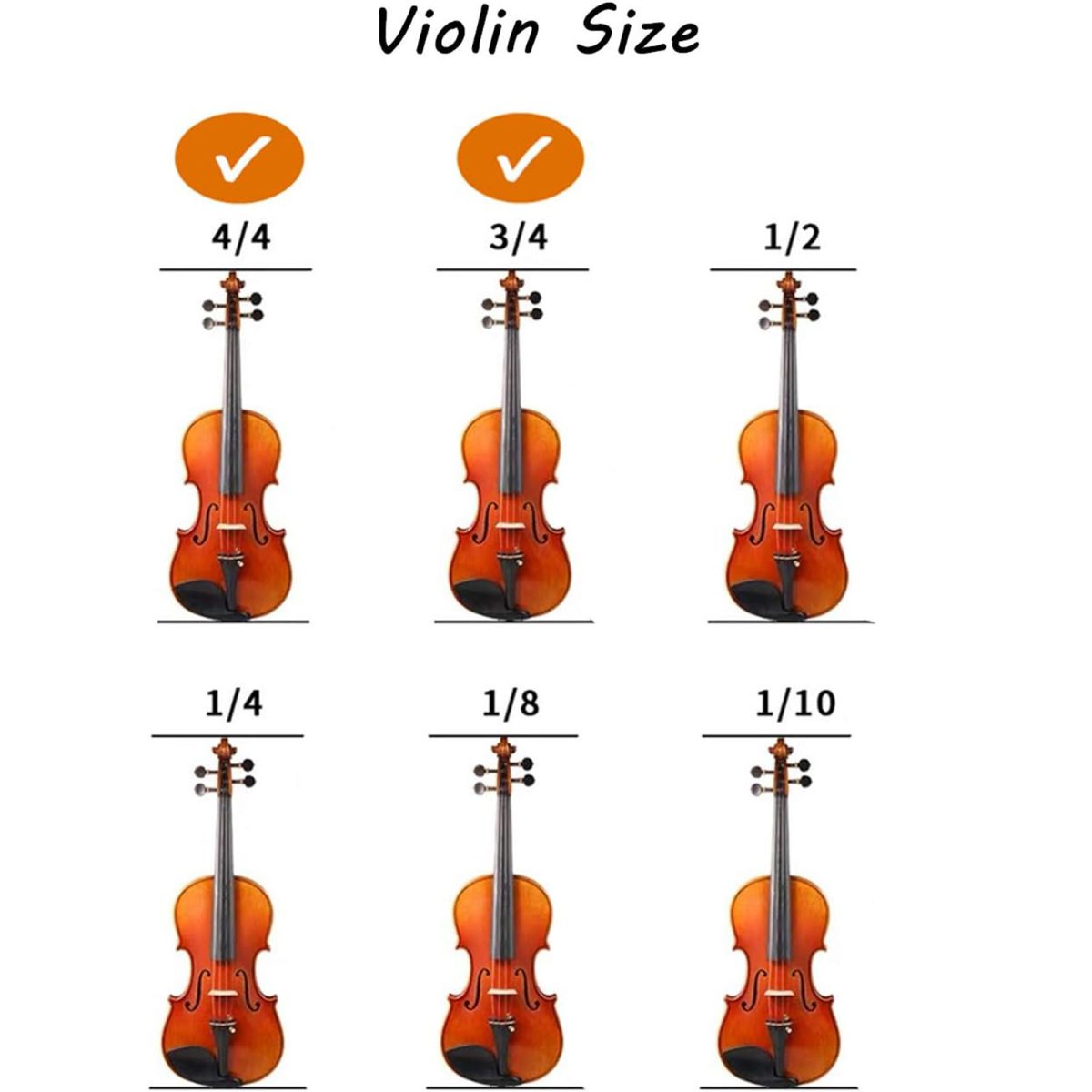 Violin Shoulder Rest 4/4 3/4 - Image 3