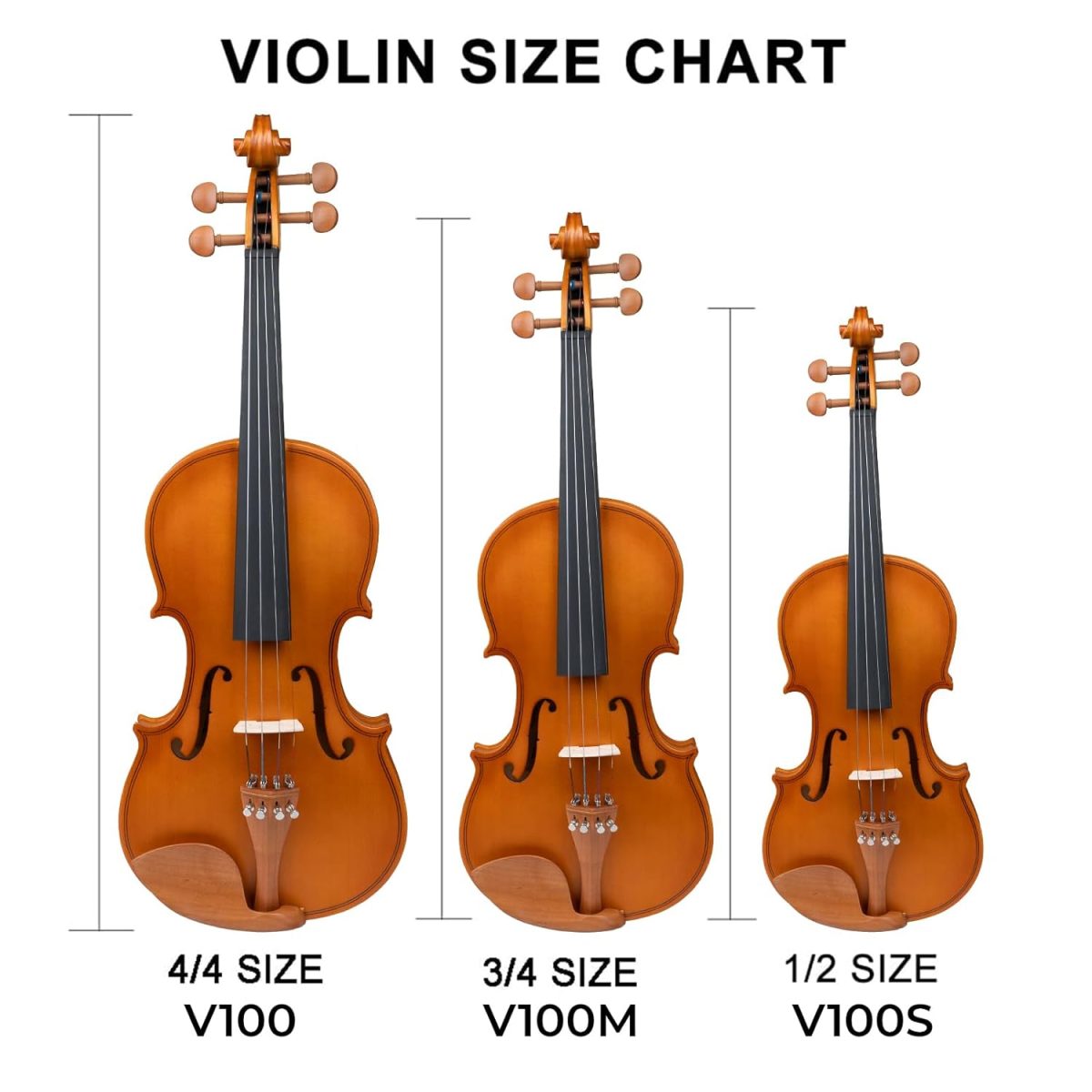 Kadence Vivaldi 4/4 Violin  V-100 - Image 8