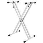 Kadence NK13WH Jamming Series 3kg Double-X Keyboard Stand | Heavy-Duty Frame & Secure Locking Clutch | Dual-Braced X Design | Ideal for Stage Performance & Jamming - Image 2