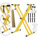 Kadence NK13YL Jamming Series 3kg Double-X Keyboard Stand | Heavy-Duty Frame & Secure Locking Clutch | Dual-Braced X Design | Ideal for Stage Performance & Jamming - Image 5