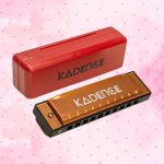 T104 10 hole diatonic harmonica C major gold