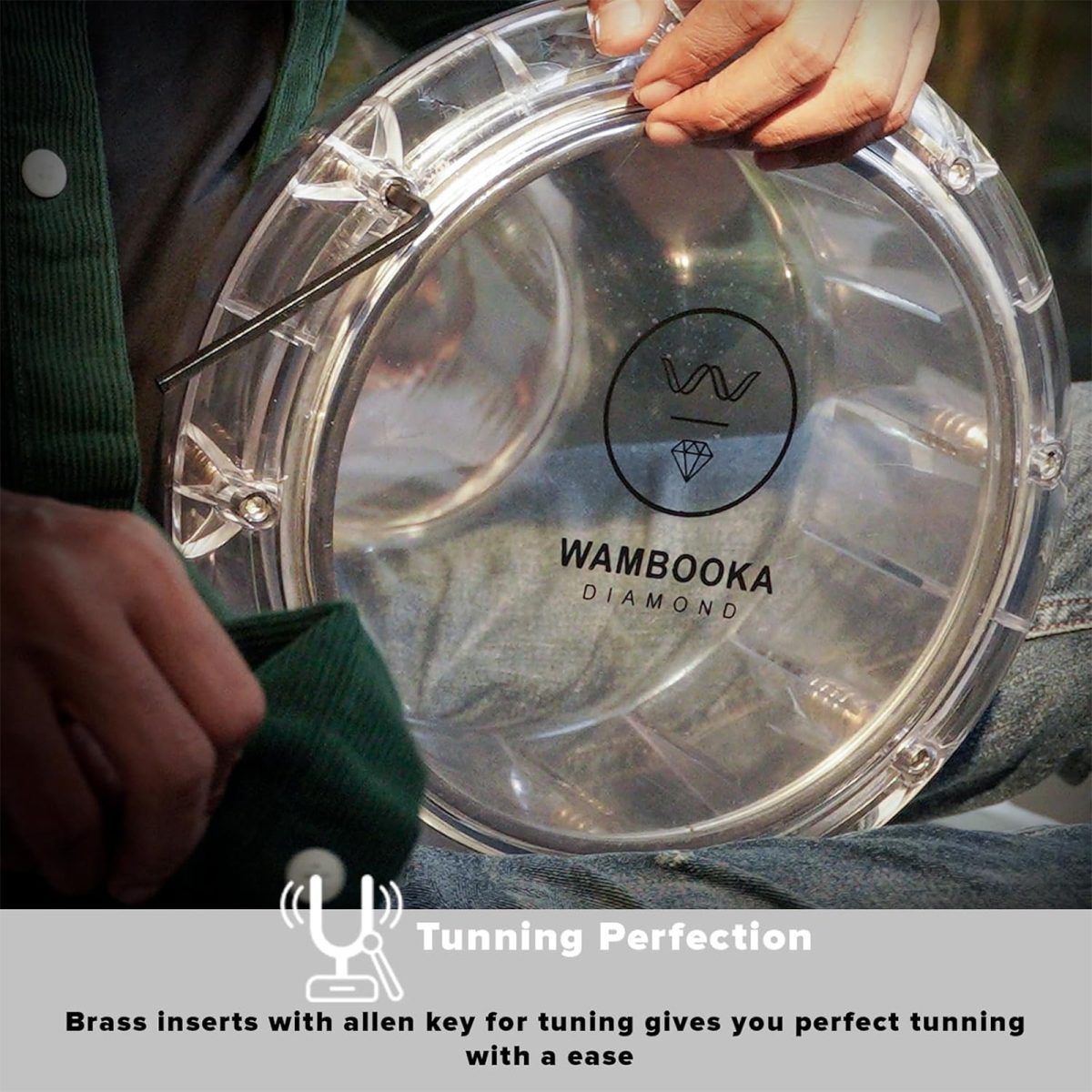 Wambooka Diamond Dry and Wet Darbuka - Image 4