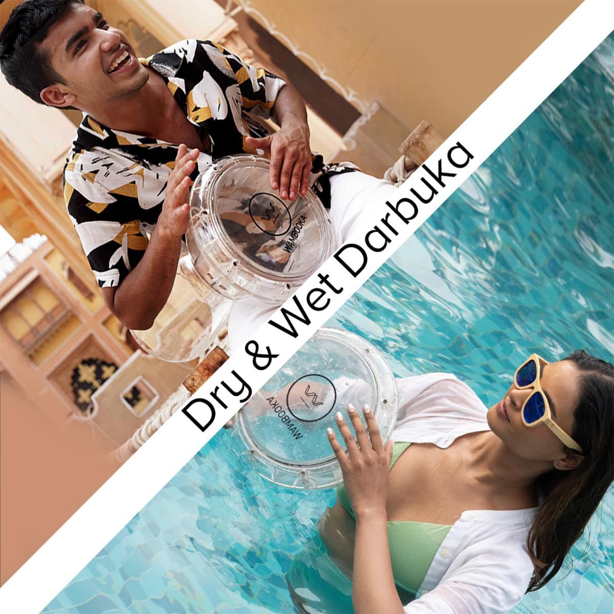 Wambooka Diamond Dry and Wet Darbuka - Image 8