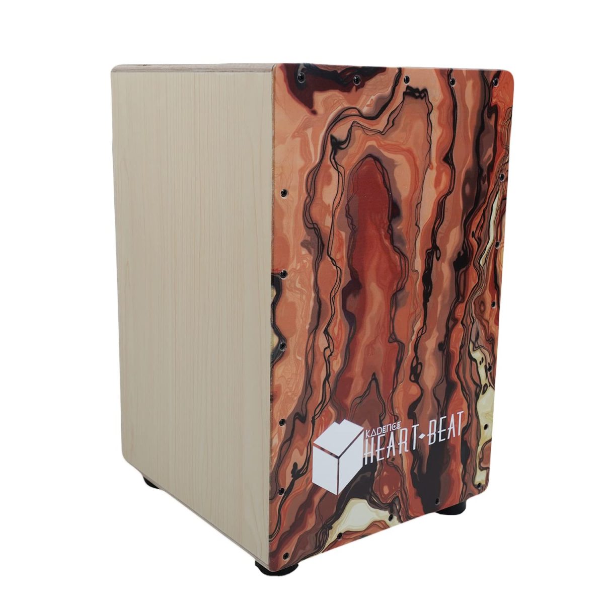 CL51AS Wave Pattern Heart Beat Cajon Box - Image 2