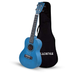 Kadence UKTWBLU Concert 23" Acoustic Ukulele | Sapele Wood | Comes with Bag | Includes Learning Course