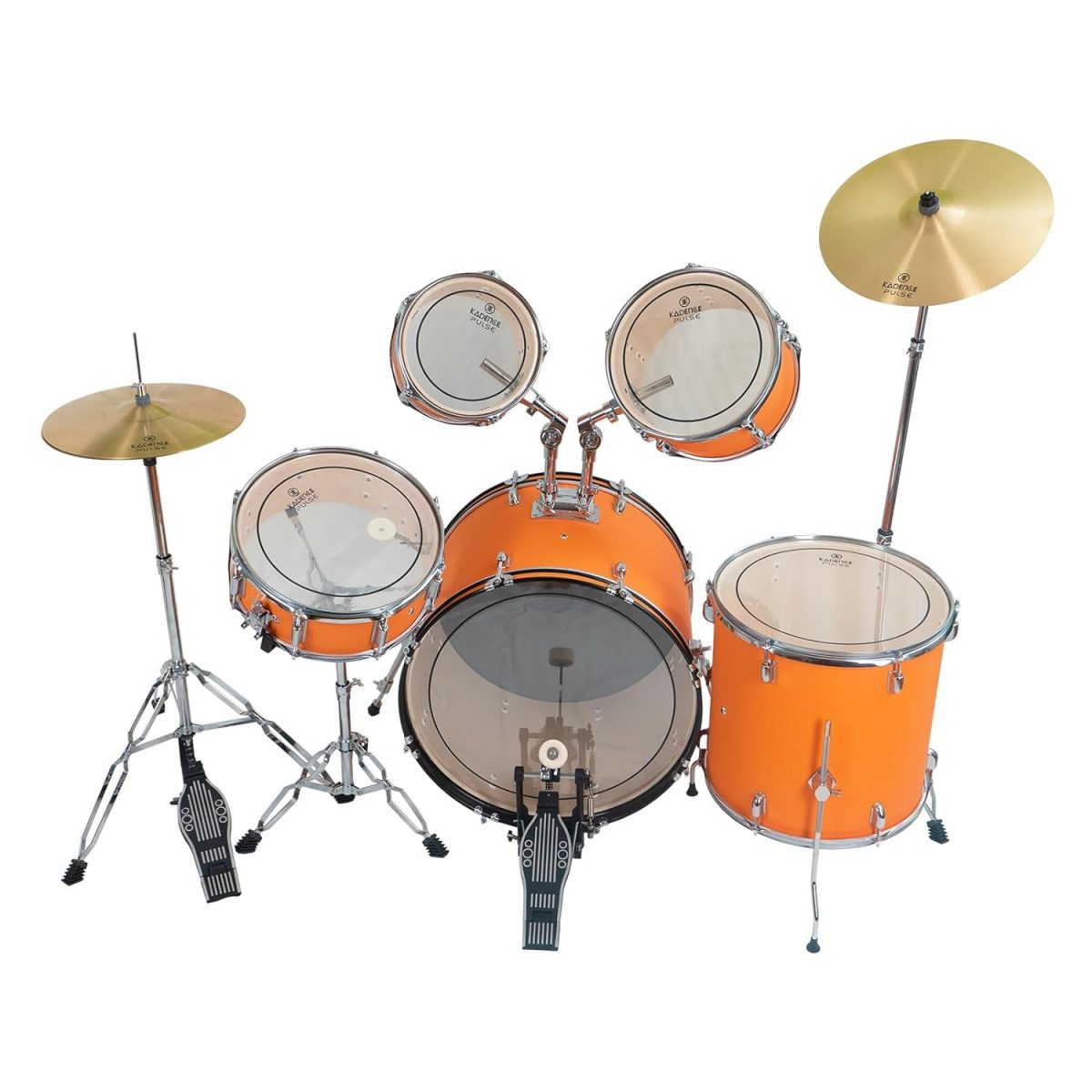 D2 5 Piece Drum Kit (Matt Orange) - Image 2